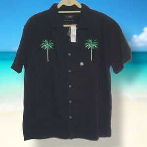 PacSun Black Casual Button Down Shirt